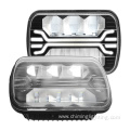 DOT Approval 4x6 5x7 inch square headlight super bright 35W 5*7 led car headlight for jeep